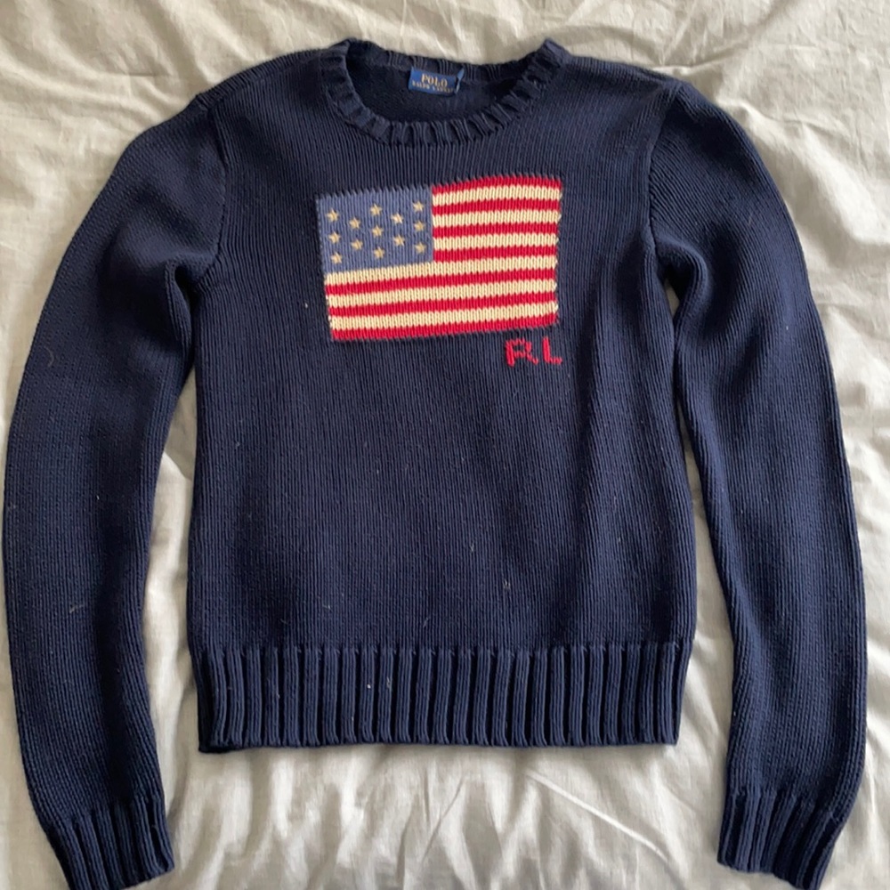 Polo Ralph Lauren American Flag Sweater